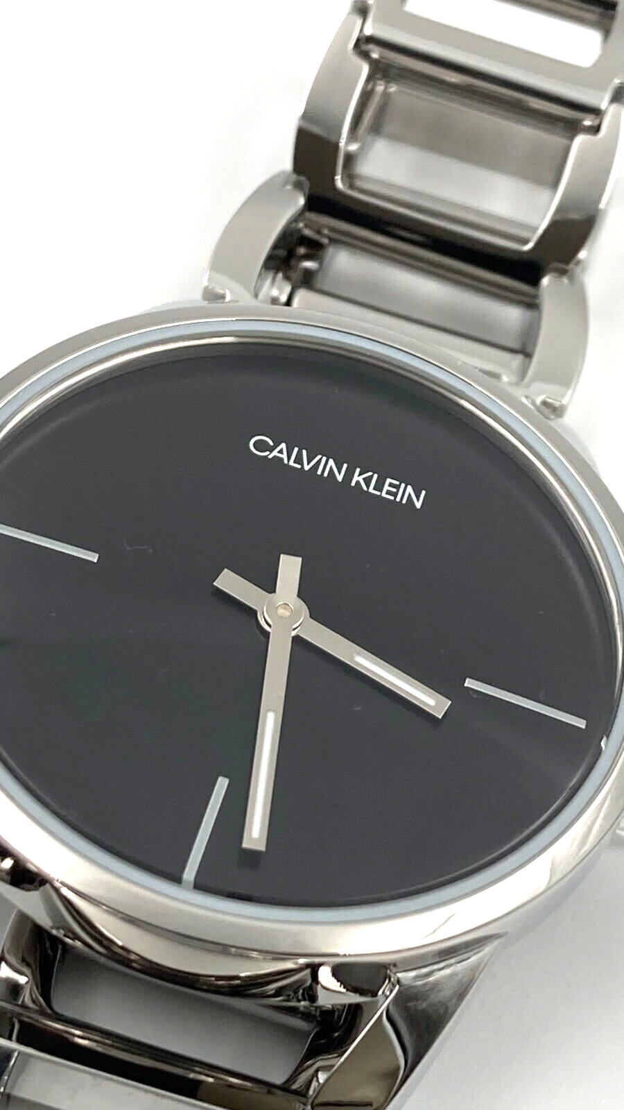 New Swiss Made CALVIN KLEIN Stately Quartz Black Dial Ladies Watch