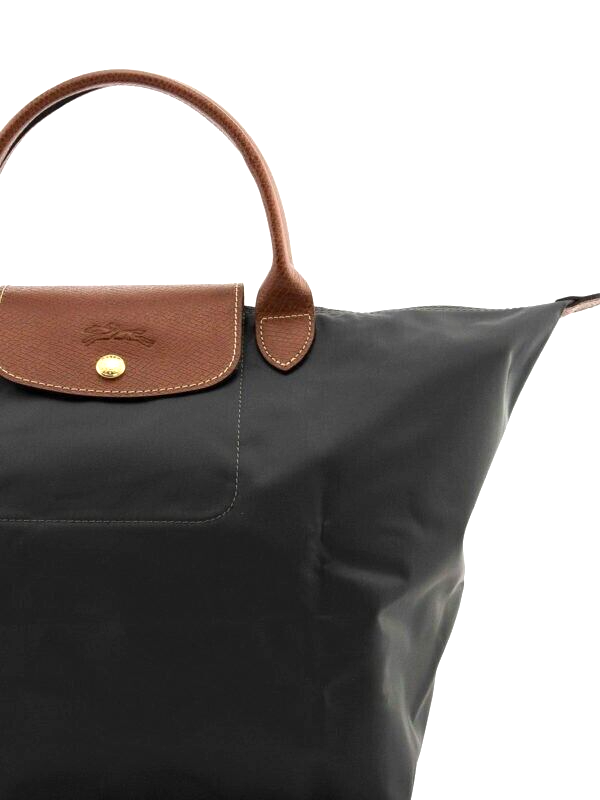 New LONGCHAMP LE PLIAGE TOP HANDLE BAG MEDIUM -  FUSIL/GRAU