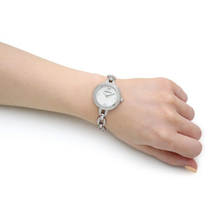 New SWAROVSKI WATCH AILA MINI CHAIN - SILVER