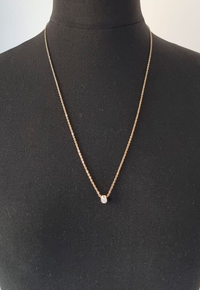 New CALVIN KLEIN BRILLIANT KJ8YJN140100 STAINLESS STEEL NECKLACE - GOLD