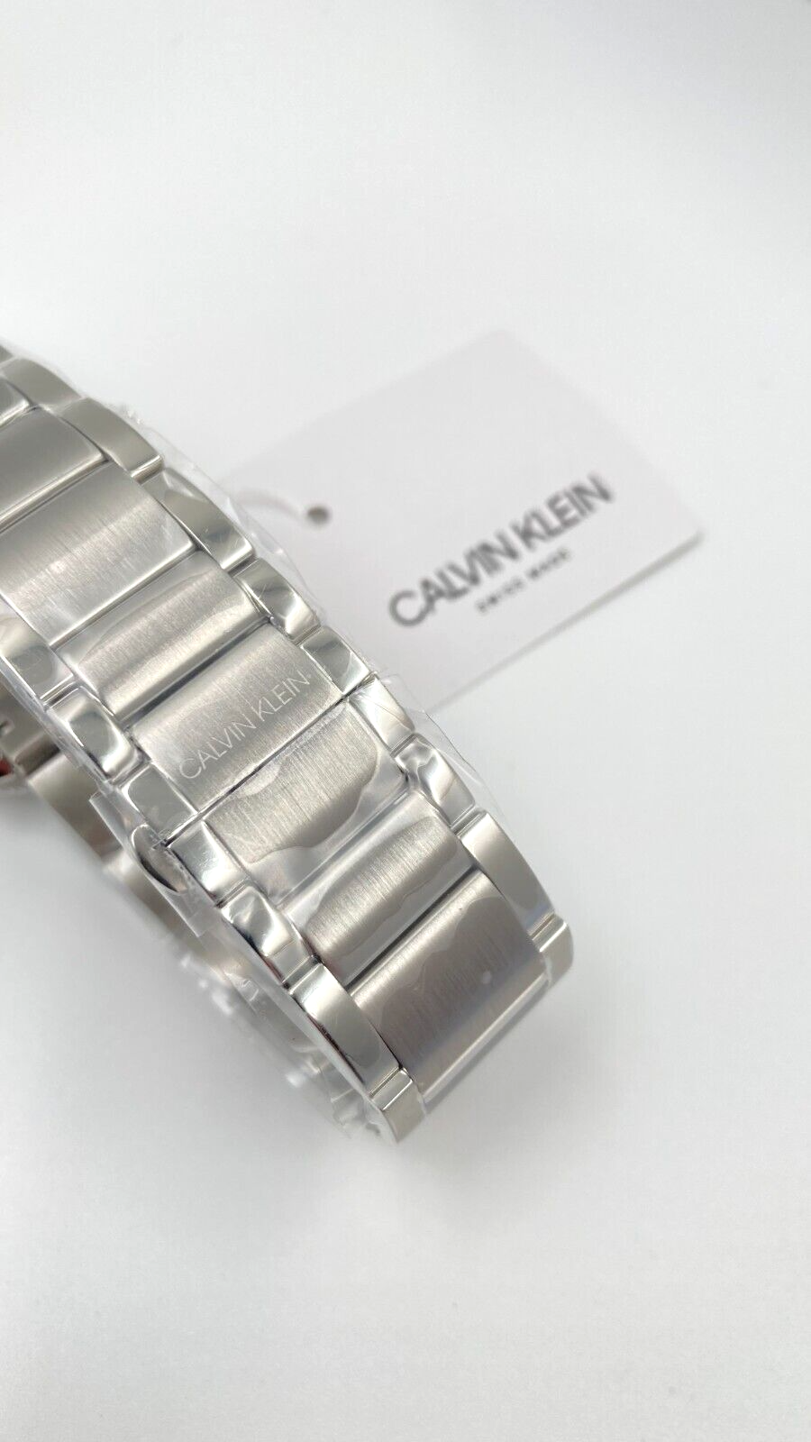 New Swiss Made CALVIN KLEIN Men's Silver Dial City Watch