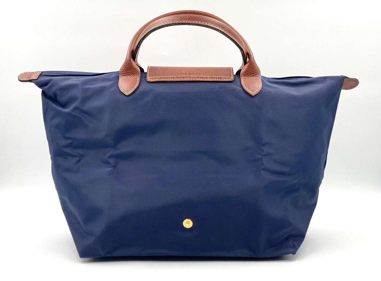 LONGCHAMP LE PLIAGE TOP HANDLE BAG - MEDIUM - NAVY