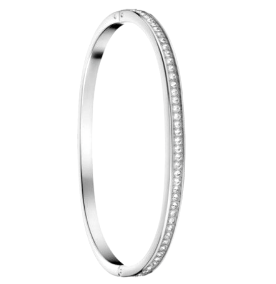 New CALVIN KLEIN HOOK KJ06MD04020S STAINLESS STEEL BANGLE -  SMALL