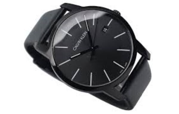 New Swiss Made CALVIN KLEIN Quartz Black Dial Men's Watch