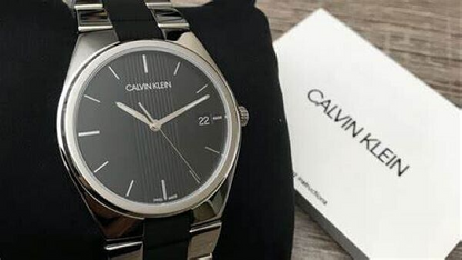 New Swiss Made CALVIN KLEIN Contra Quartz Black Dial Men's Watch