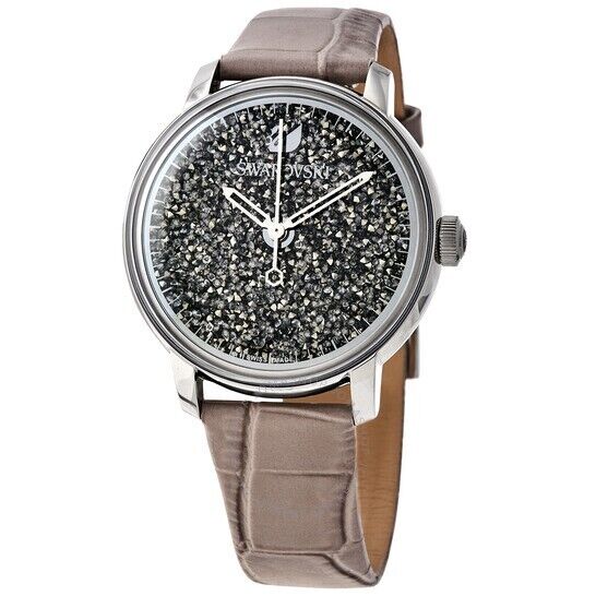 New SWAROVSKI WATCH LD CRYSTALLINE HOURS - TAUPE