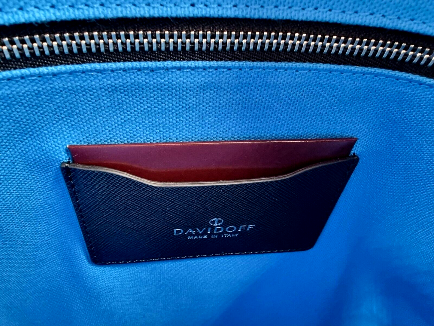 Neu DAVIDOFF LLG SAFFIANO ICON TOTE BAG - SCHWARZ