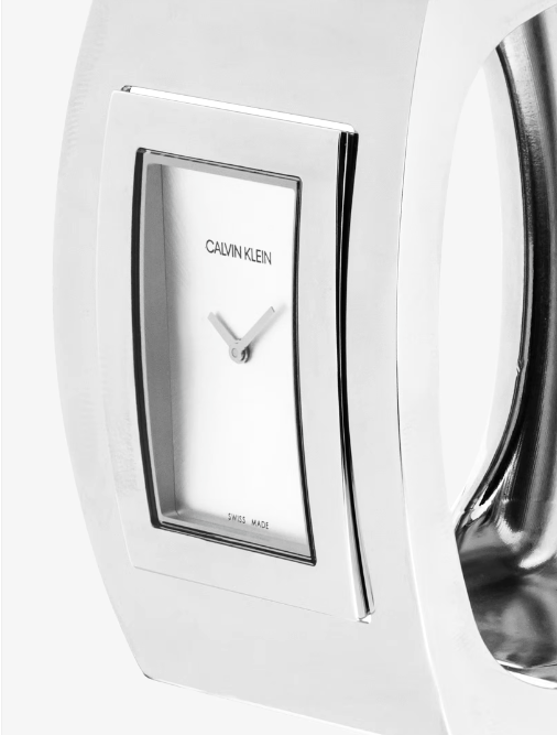 New Swiss Made CALVIN KLEIN Assertive Medium Silver Dial Ladies Quartz Watch