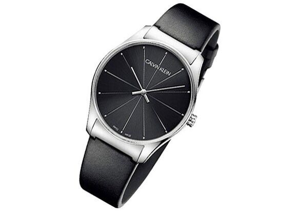 New Swiss Made CALVIN KLEIN Classic Quartz Black Dial Ladies Watch