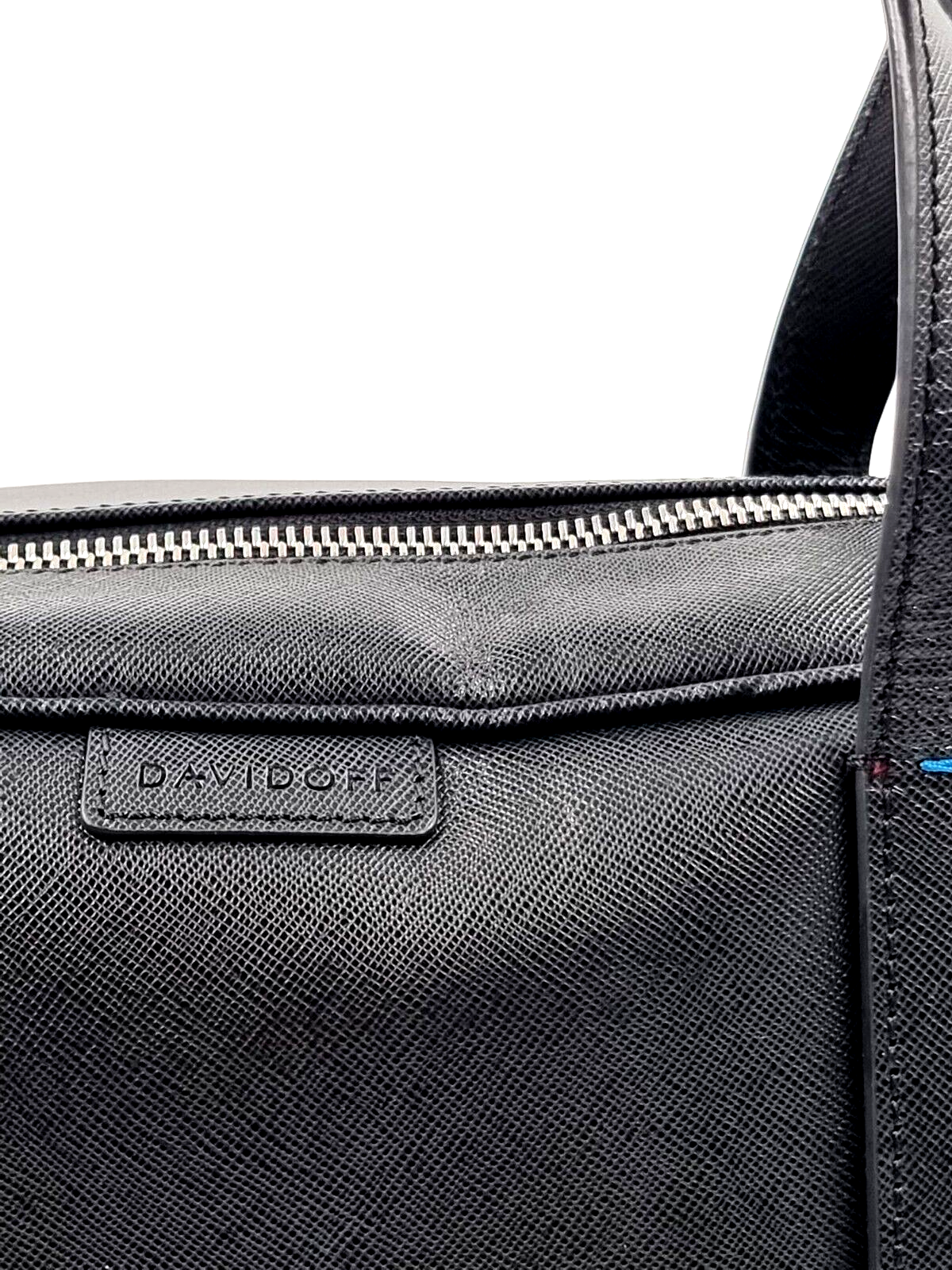 Neu DAVIDOFF LLG SAFFIANO ICON TOTE BAG - SCHWARZ