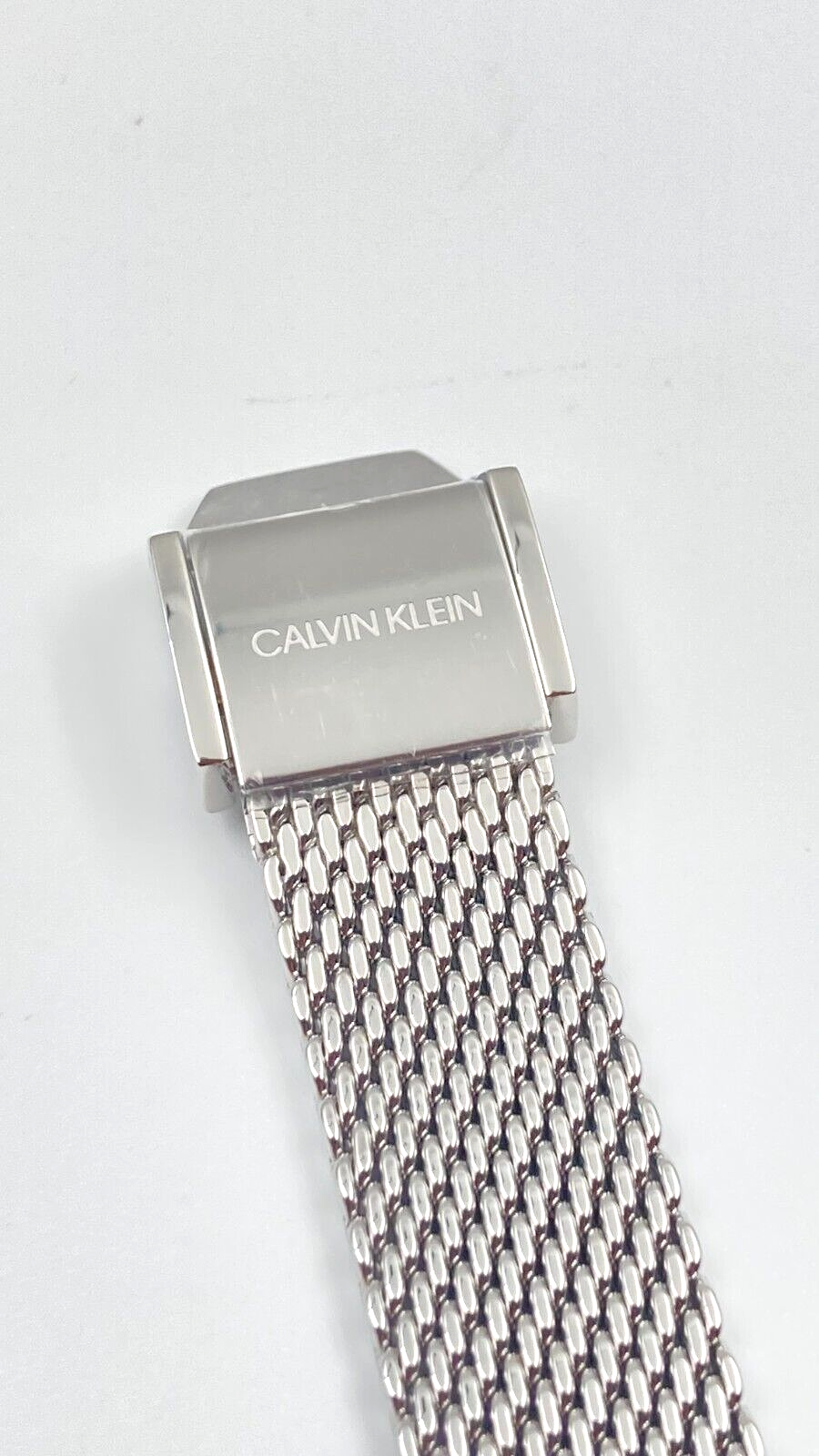 New Swiss Made CALVIN KLEIN Firm Quartz Silver Dial Ladies Watch