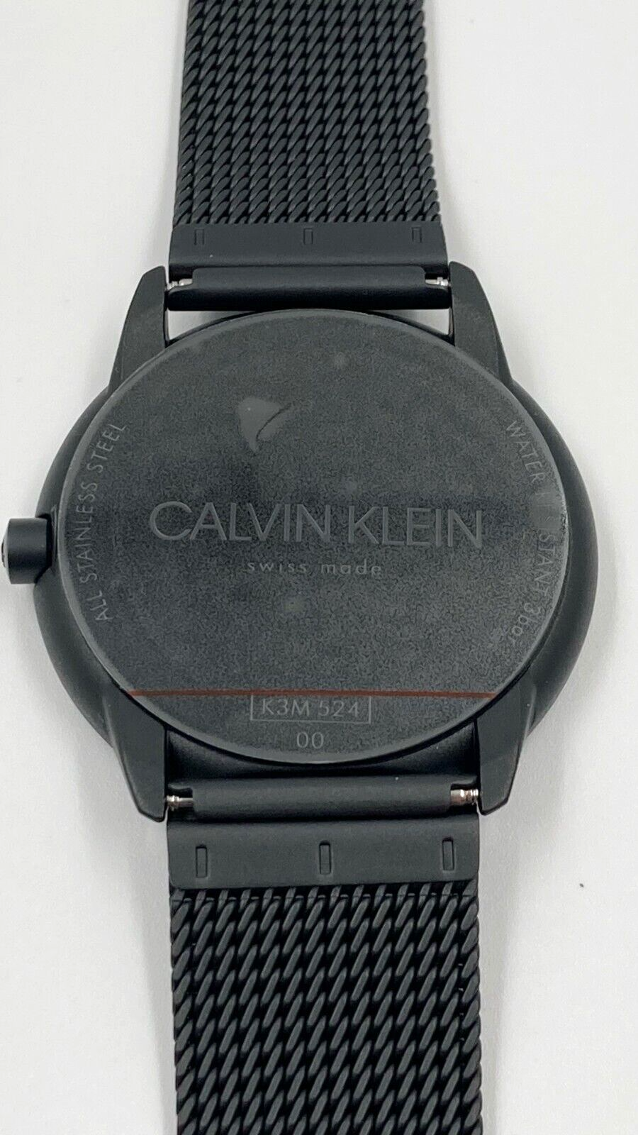 New Swiss Made CALVIN KLEIN Minimal Quartz Black Dial Ladies Watch