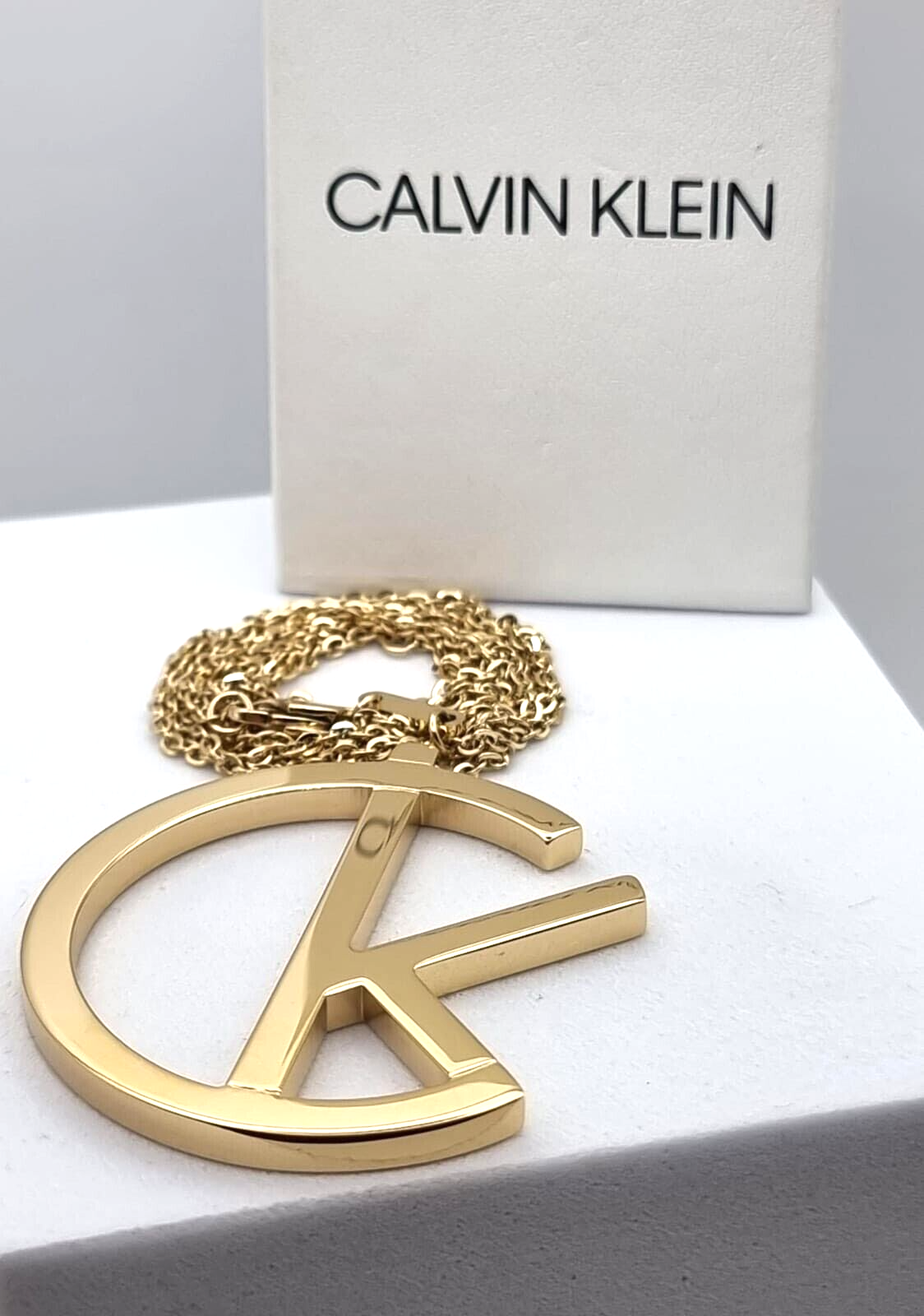 New CALVIN KLEIN LEAGUE KJ6DJP100200 STAINLESS STEEL NECKLACE - GOLD