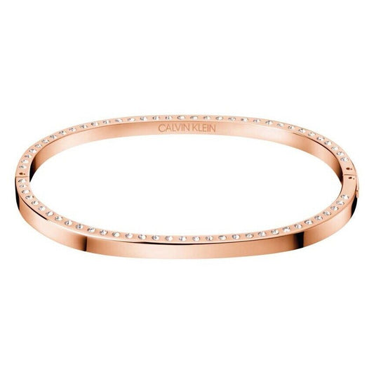 New CALVIN KLEIN HOOK BANGLE KJ06PD1402XS - ROSE GOLD - XS