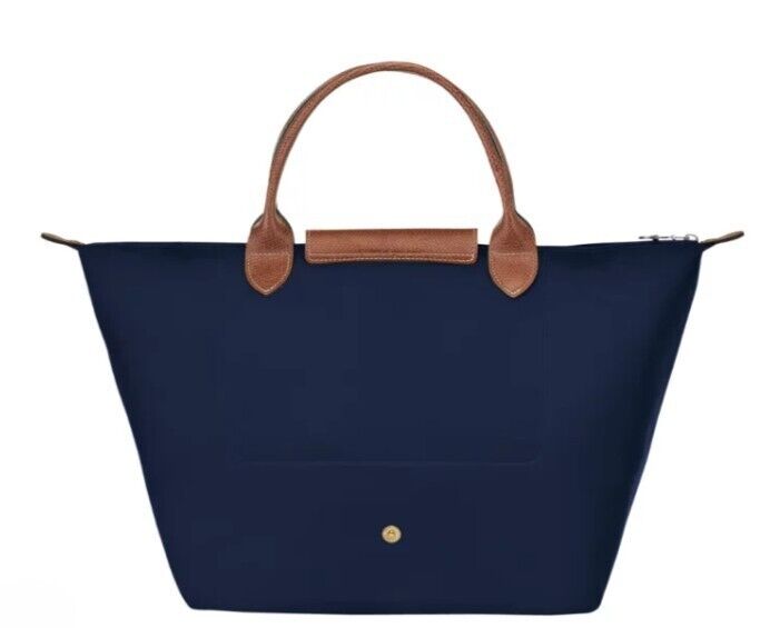 LONGCHAMP LE PLIAGE TOP HANDLE BAG - MEDIUM - NAVY