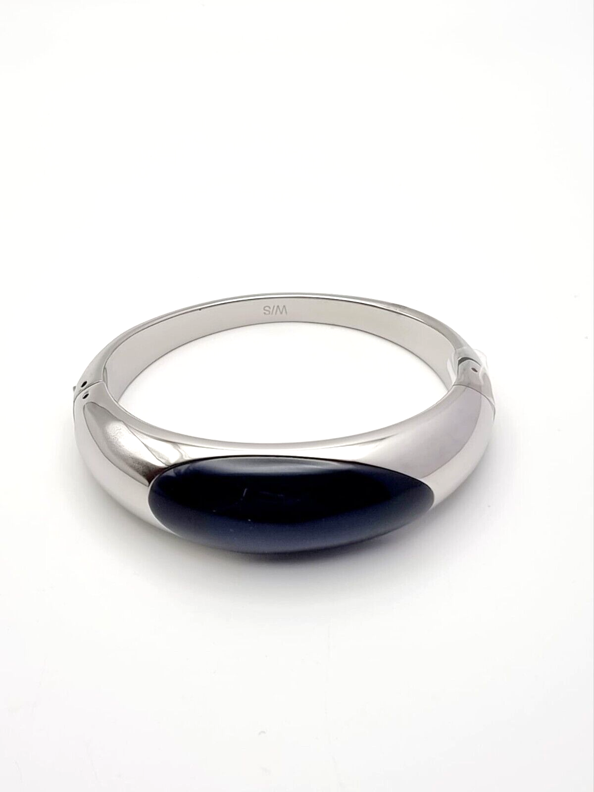 Neu CALVIN KLEIN ELLIPSE KJ3QLD02010S STEINARMBAND - SILBER/BLAU - S