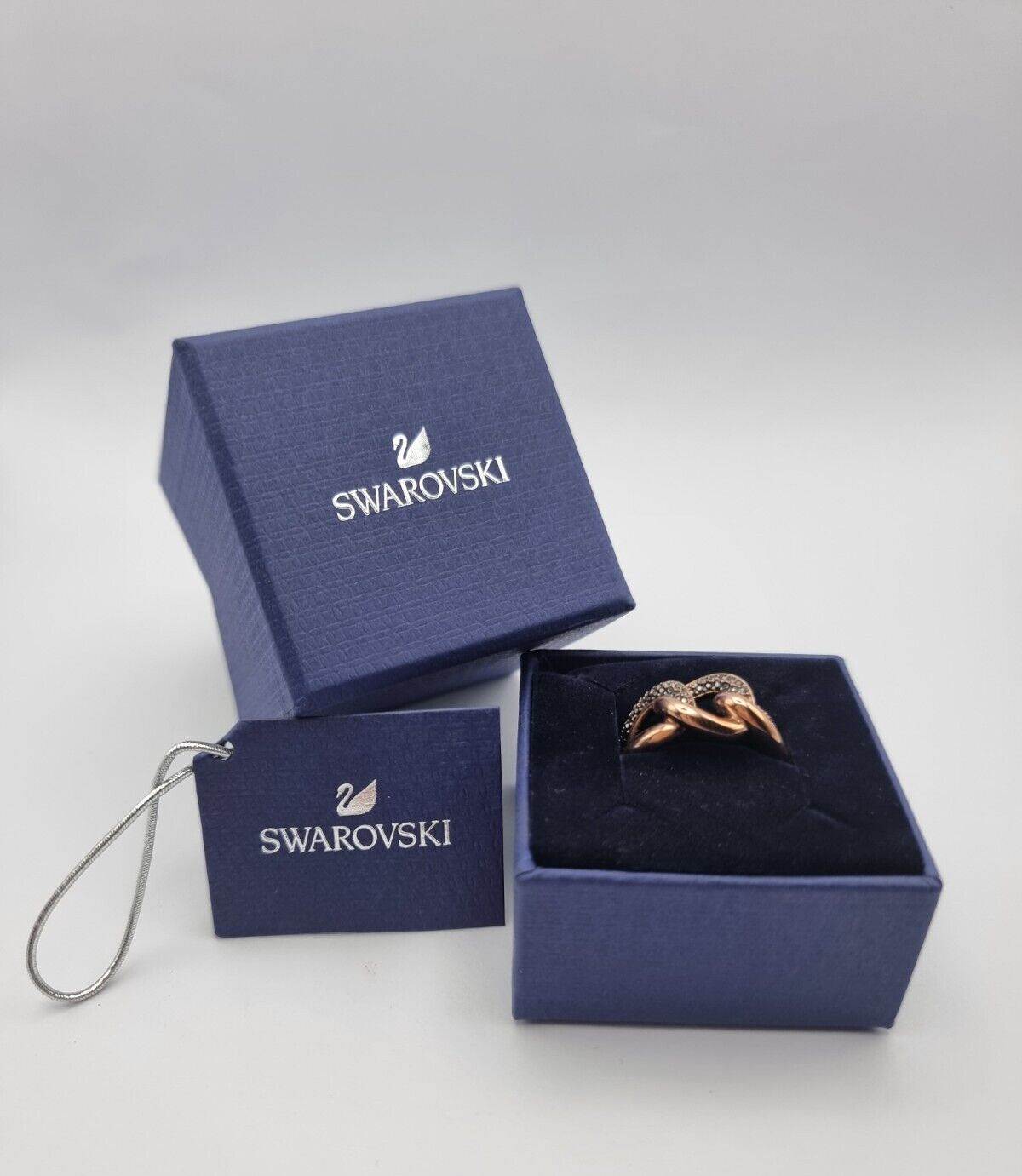 New SWAROVSKI LANE MOTIV RING - ROSEGOLD - GR. 52