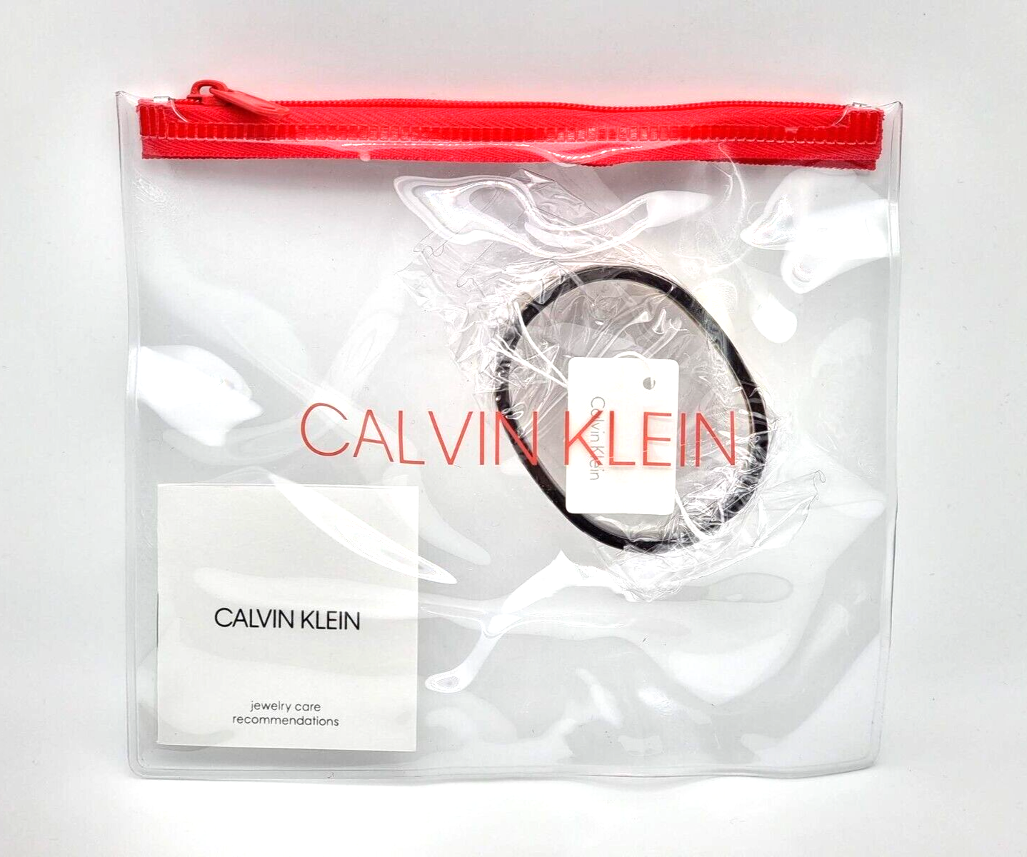 New CALVIN KLEIN ARMREIF SET HOOK SCHWARZ/GELBGOLD - XS