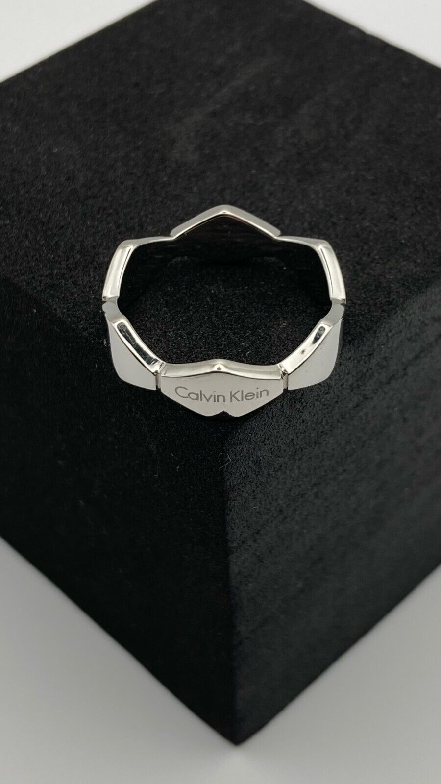 CALVIN KLEIN SNAKE RING STAINLESS STEEL KJ5DMR000106 - SIZE 51