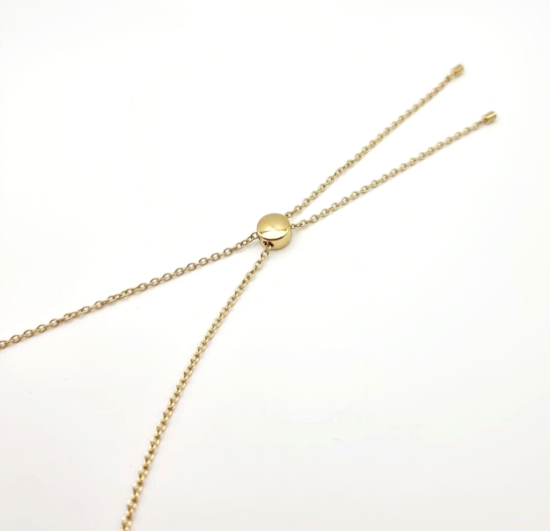 New CALVIN KLEIN GROOVY KJ8QJJ100100 CHOKER NECKLACE - GOLD