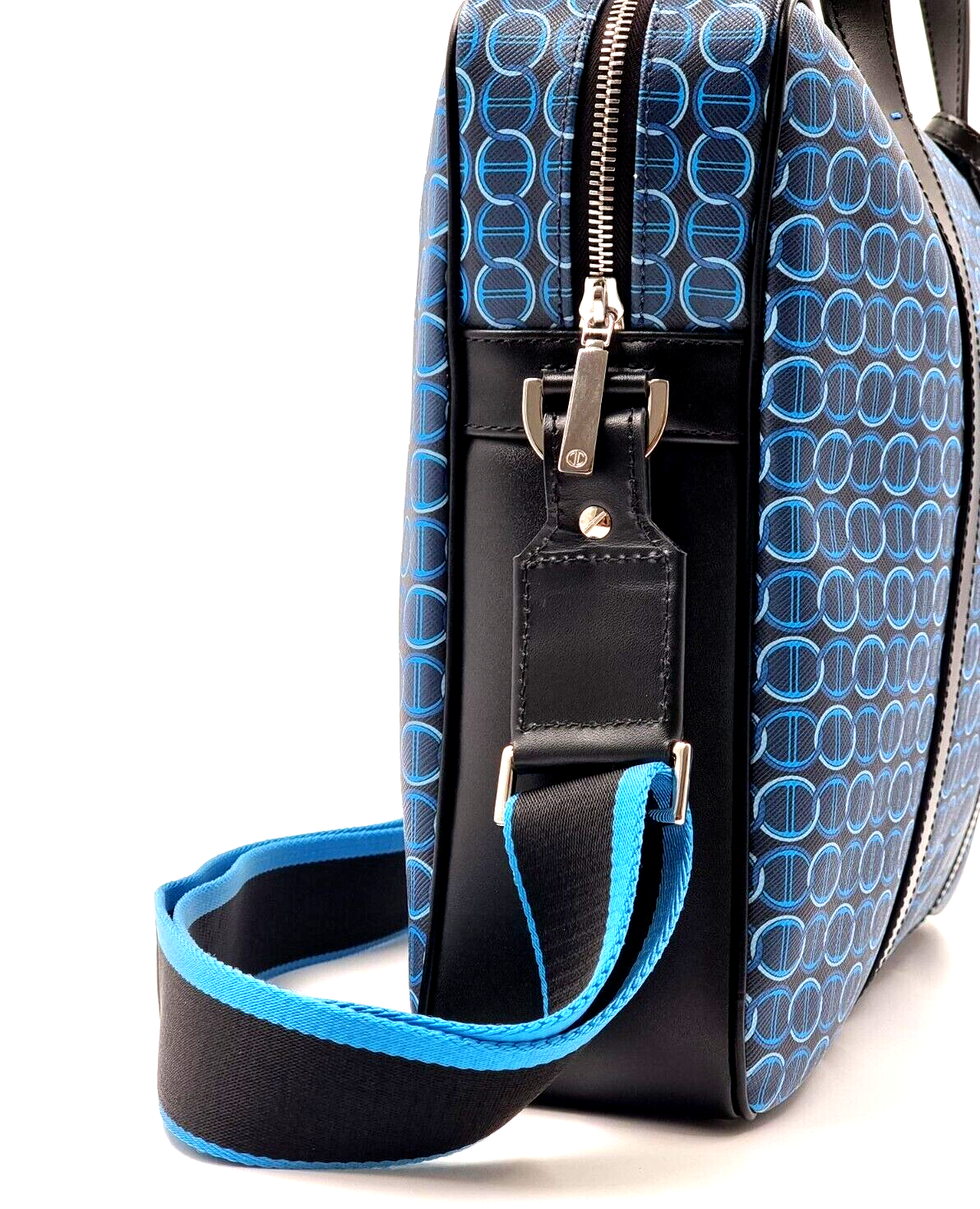 Neu DAVIDOFF COLORAMA BUSINESS TASCHE 1 ZIP - BLAU