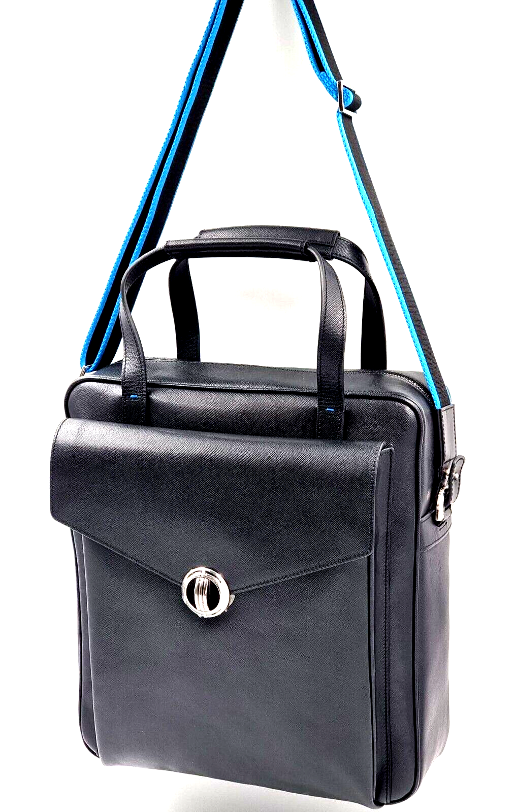 Neu DAVIDOFF LLG SAFFIANO ICON TOTE BAG - SCHWARZ