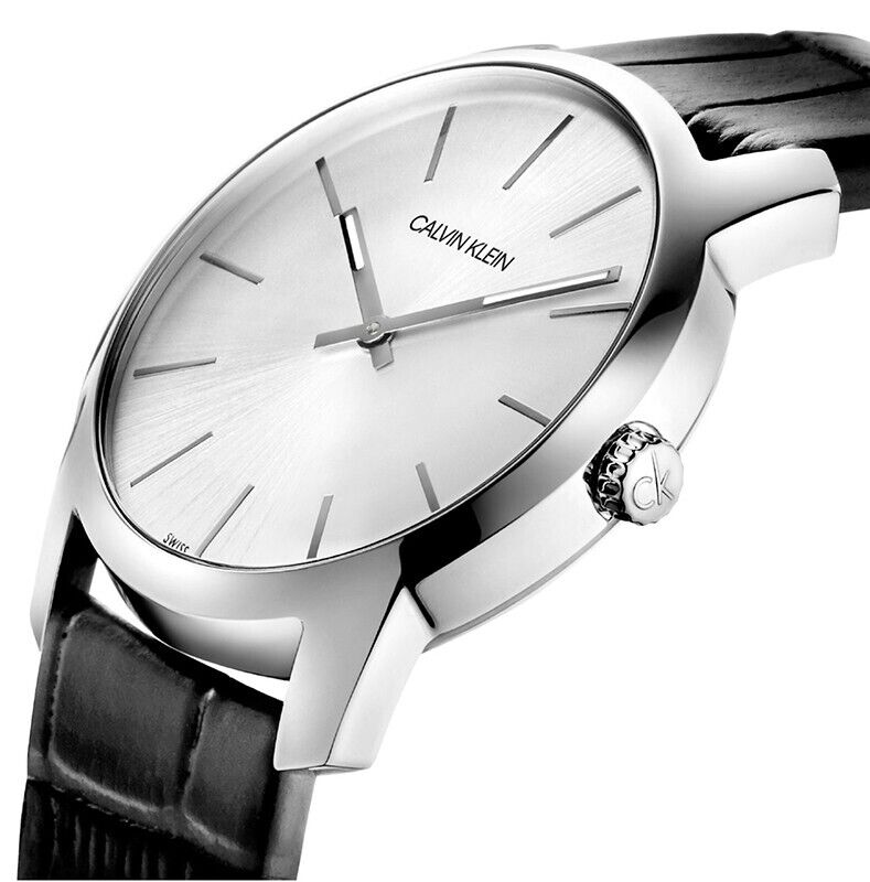 New Swiss Made CALVIN KLEIN Unisex Quartz City Analog Display Watch