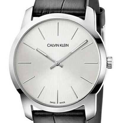 New Swiss Made CALVIN KLEIN Unisex Quartz City Analog Display Watch