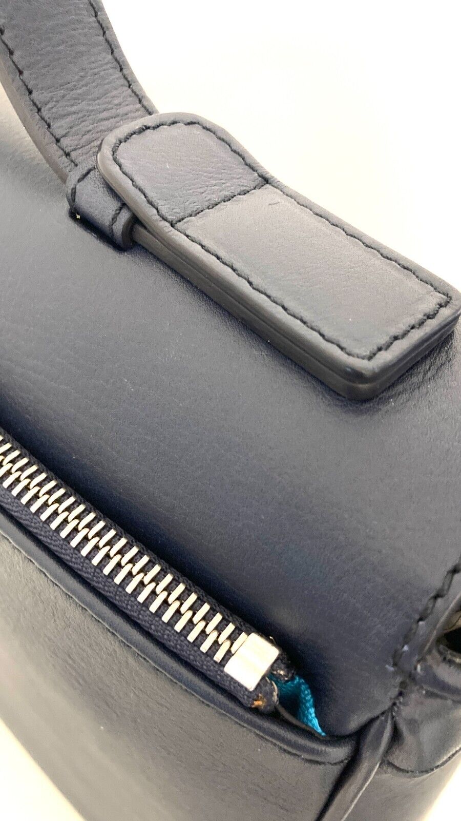 Neu DAVIDOFF LG ICON BUSTA AKTENTASCHE - MARINEBLAU