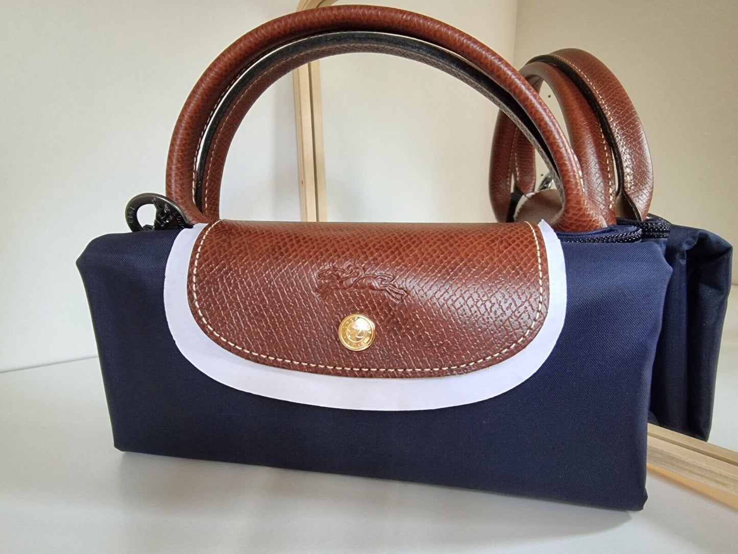 New LONGCHAMP LE PLIAGE TRAVEL BAG SMALL - NAVY