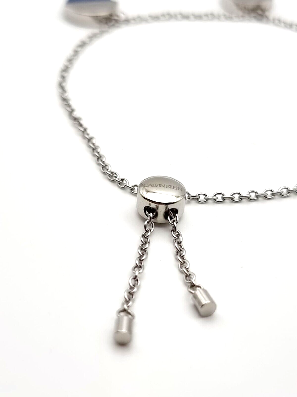 Neu CALVIN KLEIN SPICY KJ8RLB040200 EDELSTAHLARMBAND - BLAUER STEIN