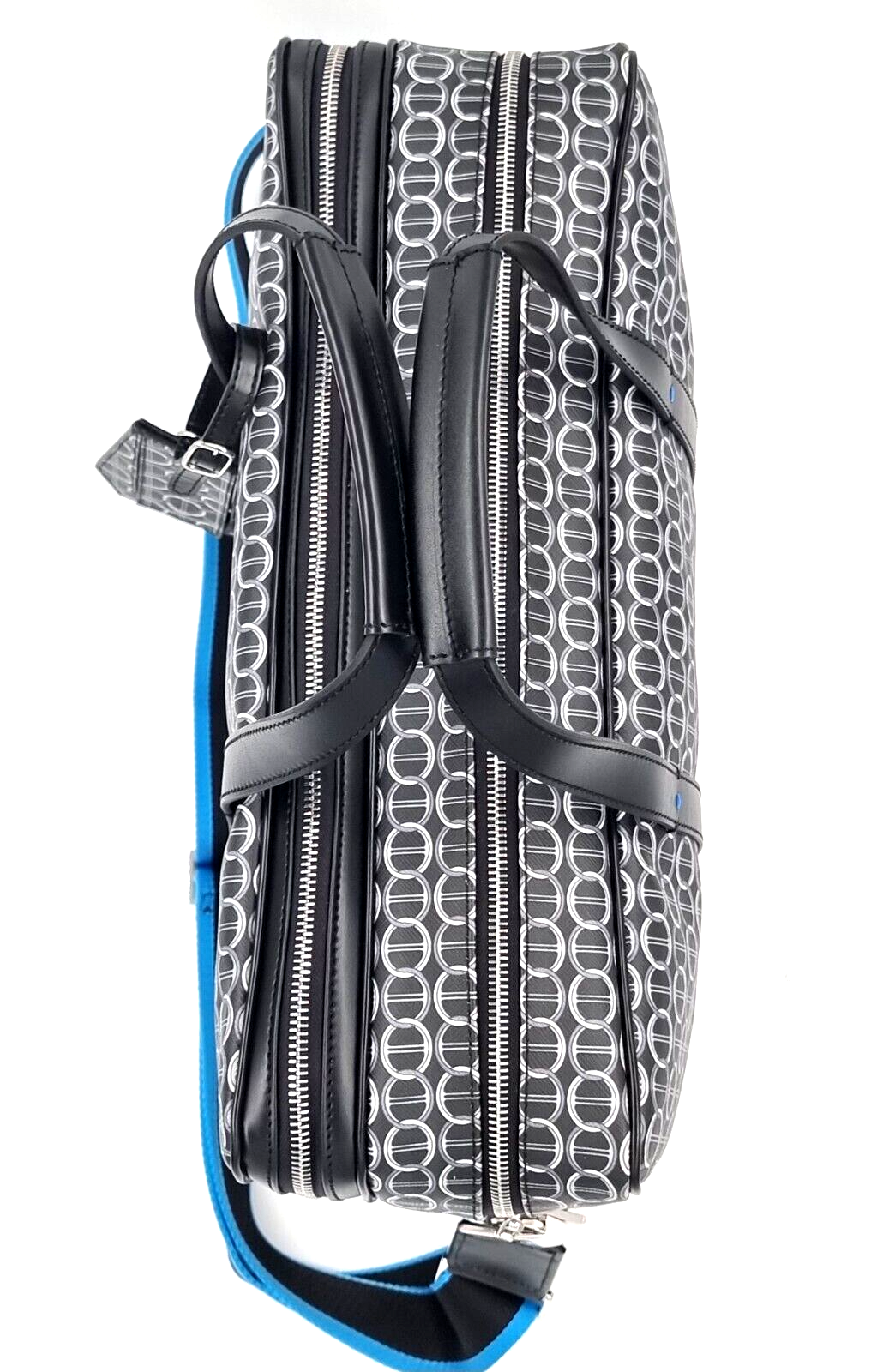 Neu DAVIDOFF COLORAMA BUSINESS BAG 2 ZIP - SCHWARZ