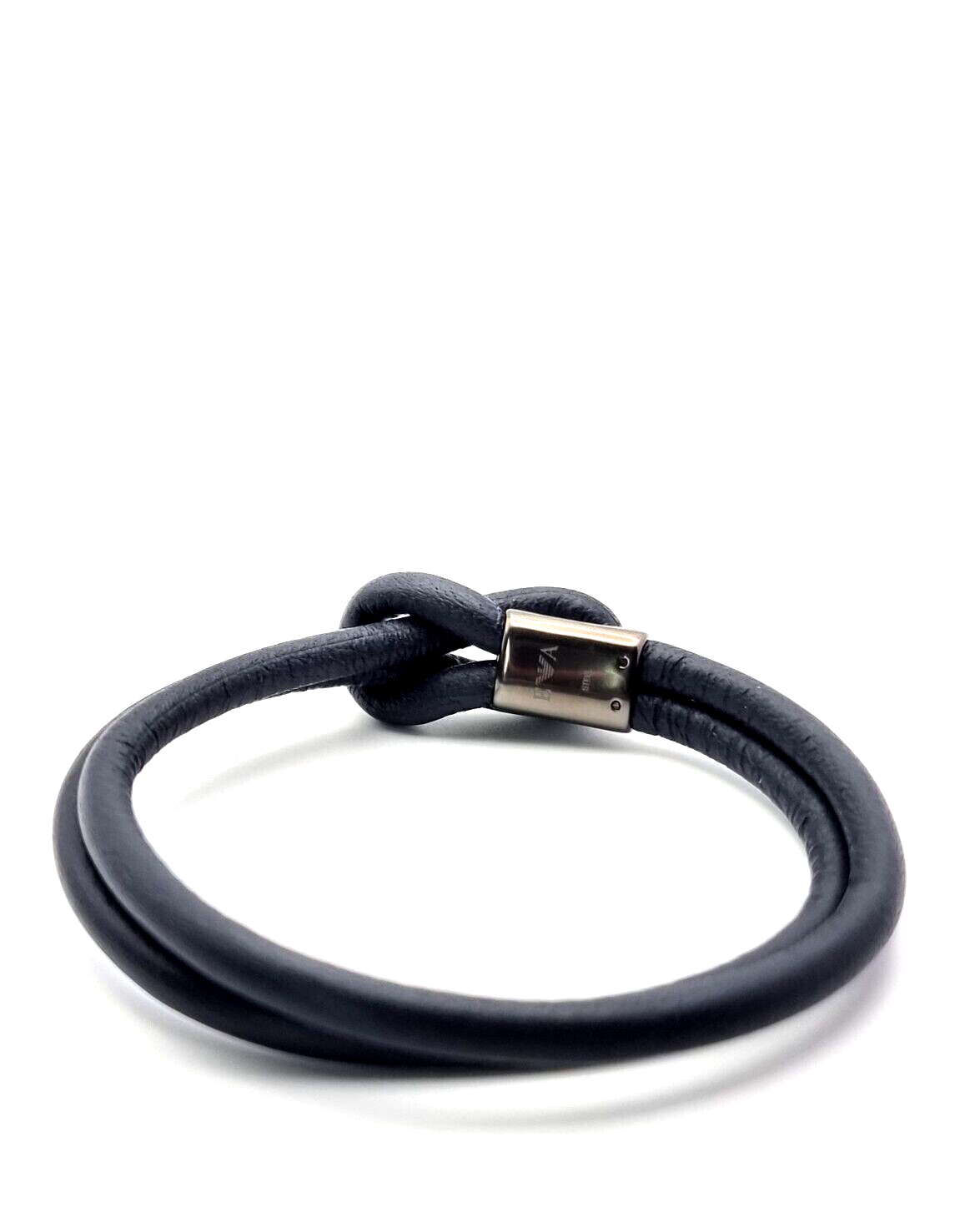 Neu EMPORIO ARMANI HERREN LEDERARMBAND EGS2214020 - BLAU