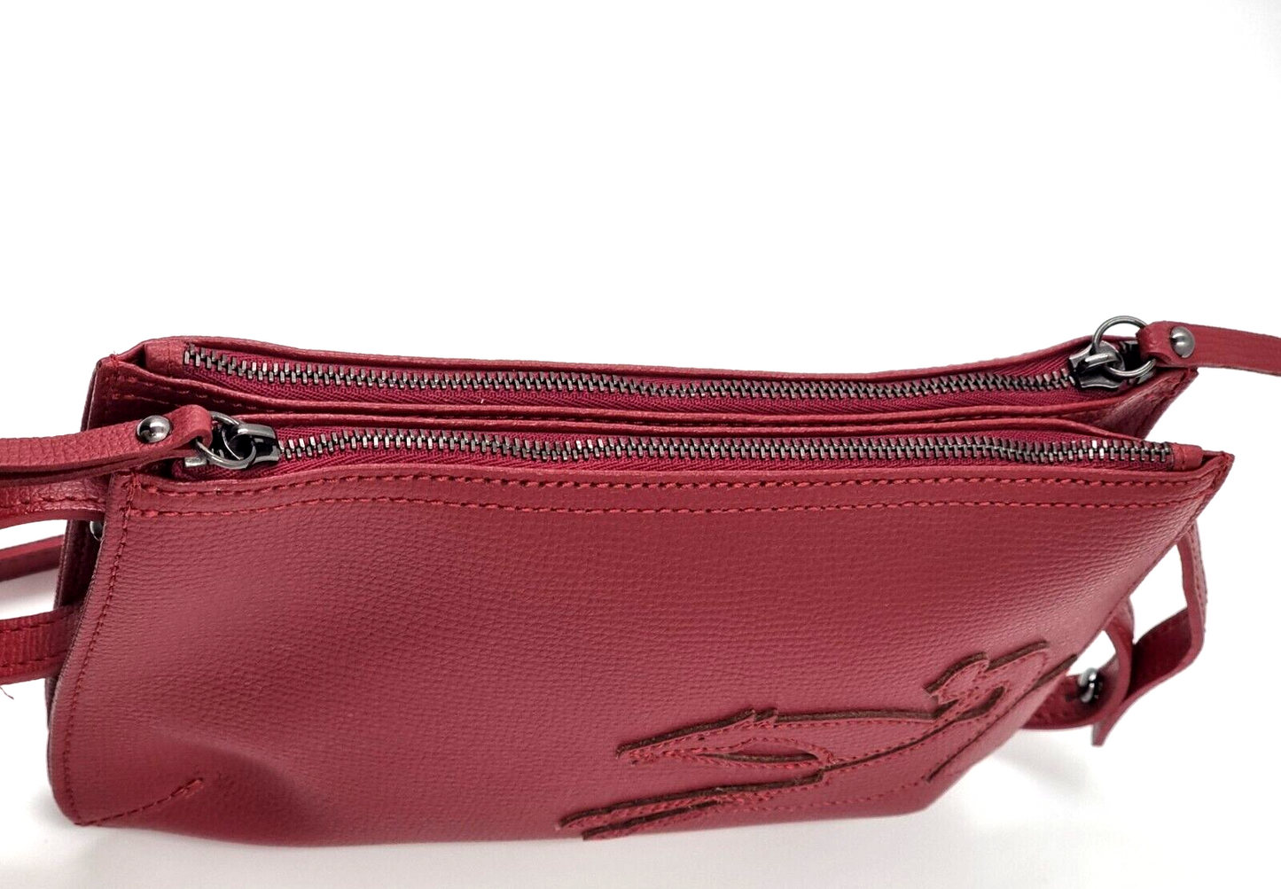 LONGCHAMP SHOP-IT XBODY BAG - GARNET RED