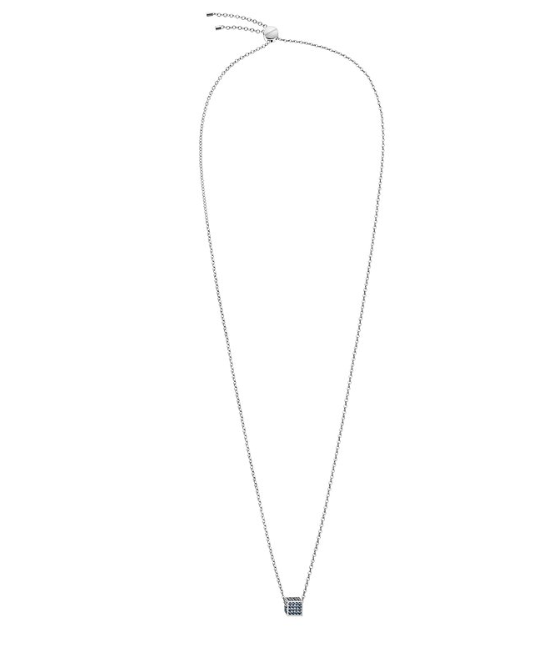 New CALVIN KLEIN ROCKING KJ9CAN040100 STAINLESS STEEL NECKLACE - GREY CRYSTALS