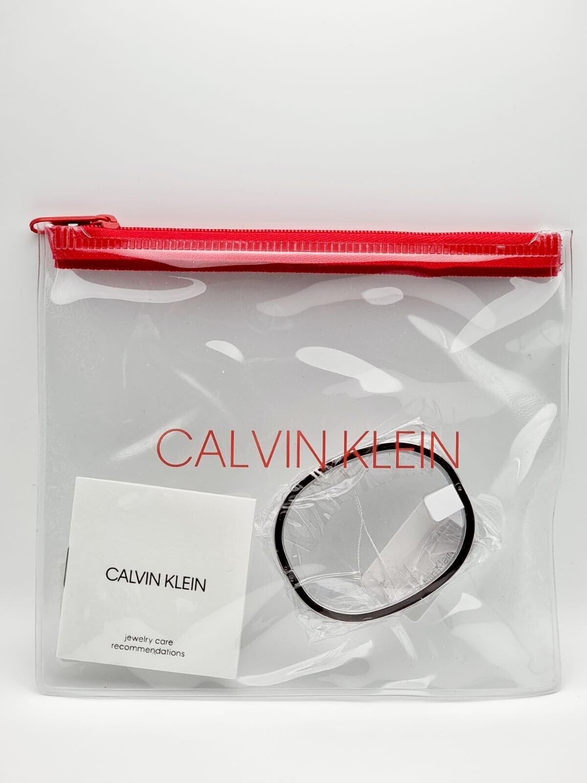 New CALVIN KLEIN HOOK KJ06BD0401XS STAINLESS STEEL BANGLE - SIZE XS