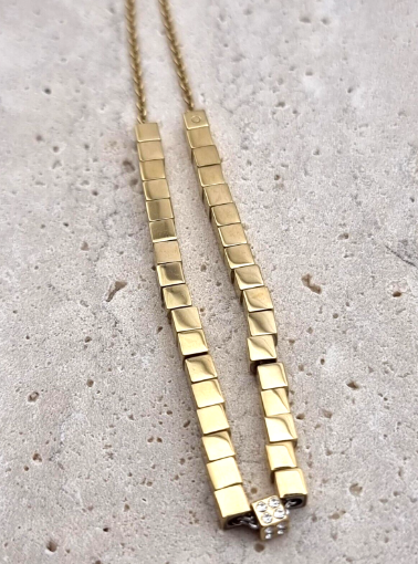 Neu CALVIN KLEIN TUNE KJ9MJB140100 EDELSTAHLARMBAND - GOLD