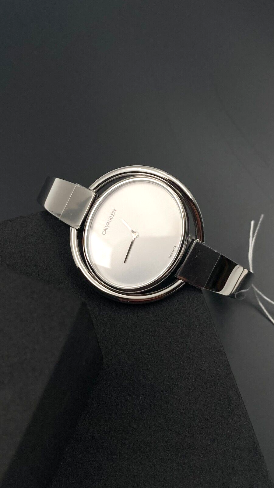 New Swiss Made CALVIN KLEIN Impetuous Quartz Silver Dial Ladies Watch