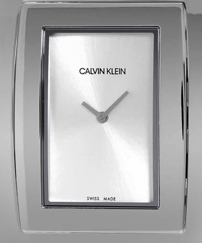 New Swiss Made CALVIN KLEIN Assertive Medium Silver Dial Ladies Quartz Watch