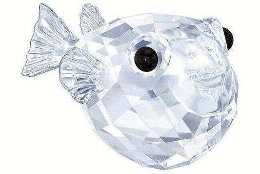 Neu SWAROVSKI BLOWFISH - KRISTALL