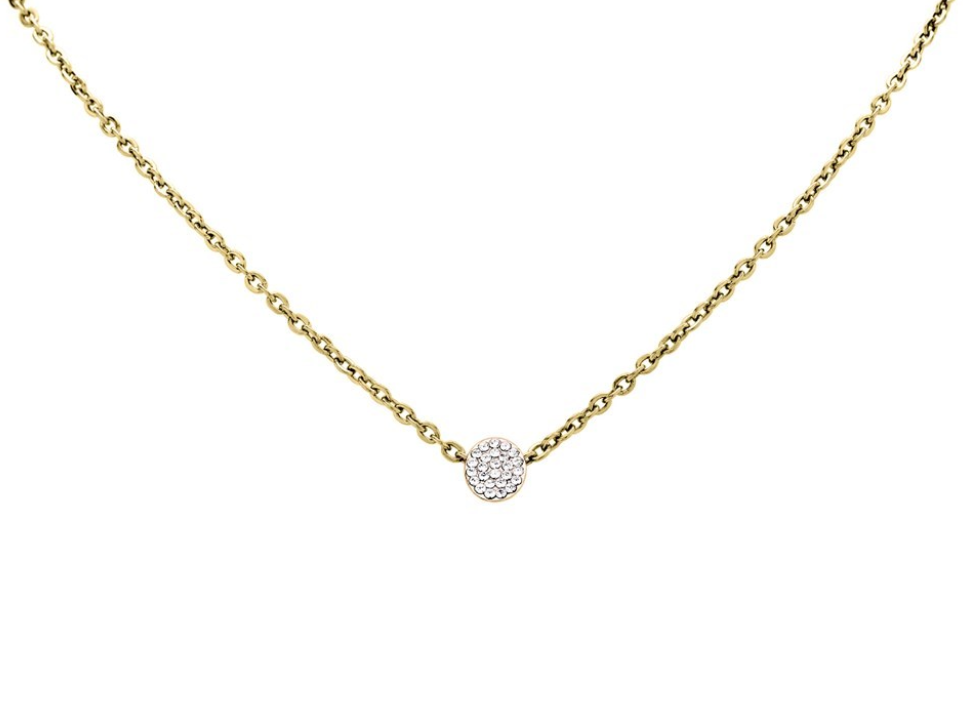 New CALVIN KLEIN BRILLIANT KJ8YJN140100 STAINLESS STEEL NECKLACE - GOLD