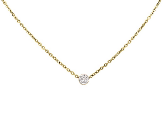 New CALVIN KLEIN BRILLIANT KJ8YJN140100 STAINLESS STEEL NECKLACE - GOLD