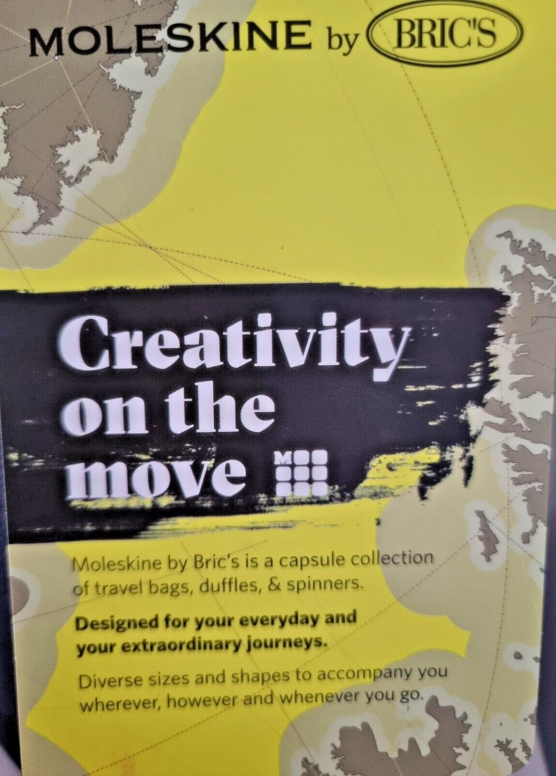 Neu MOLESKINE BY BRIC´S AKTENTASCHE UNI - SCHWARZ