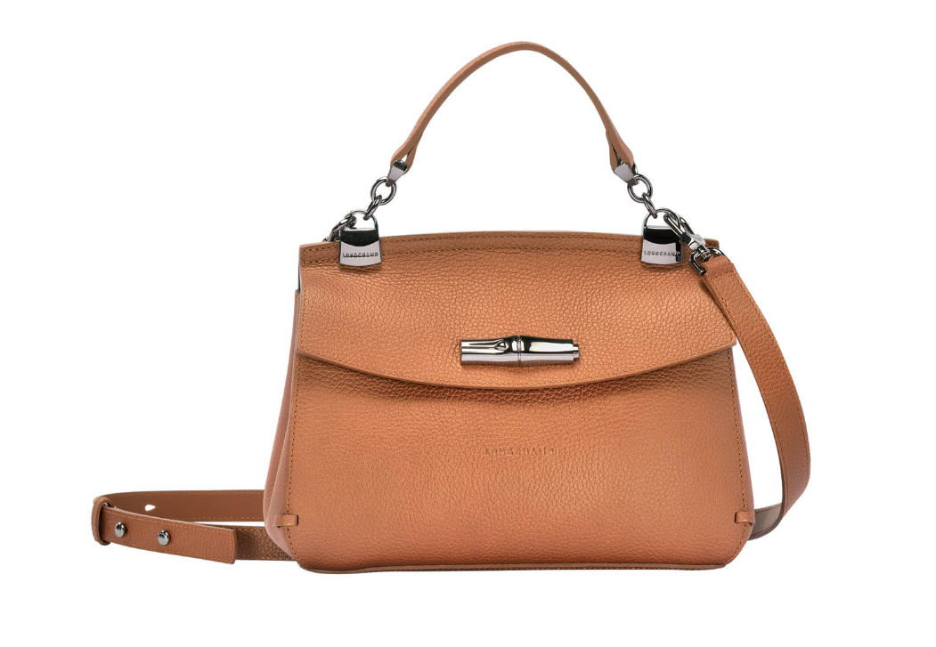 LONGCHAMP MADELEINE CROSS BODY/HANDLE BAG - M - CARAMEL