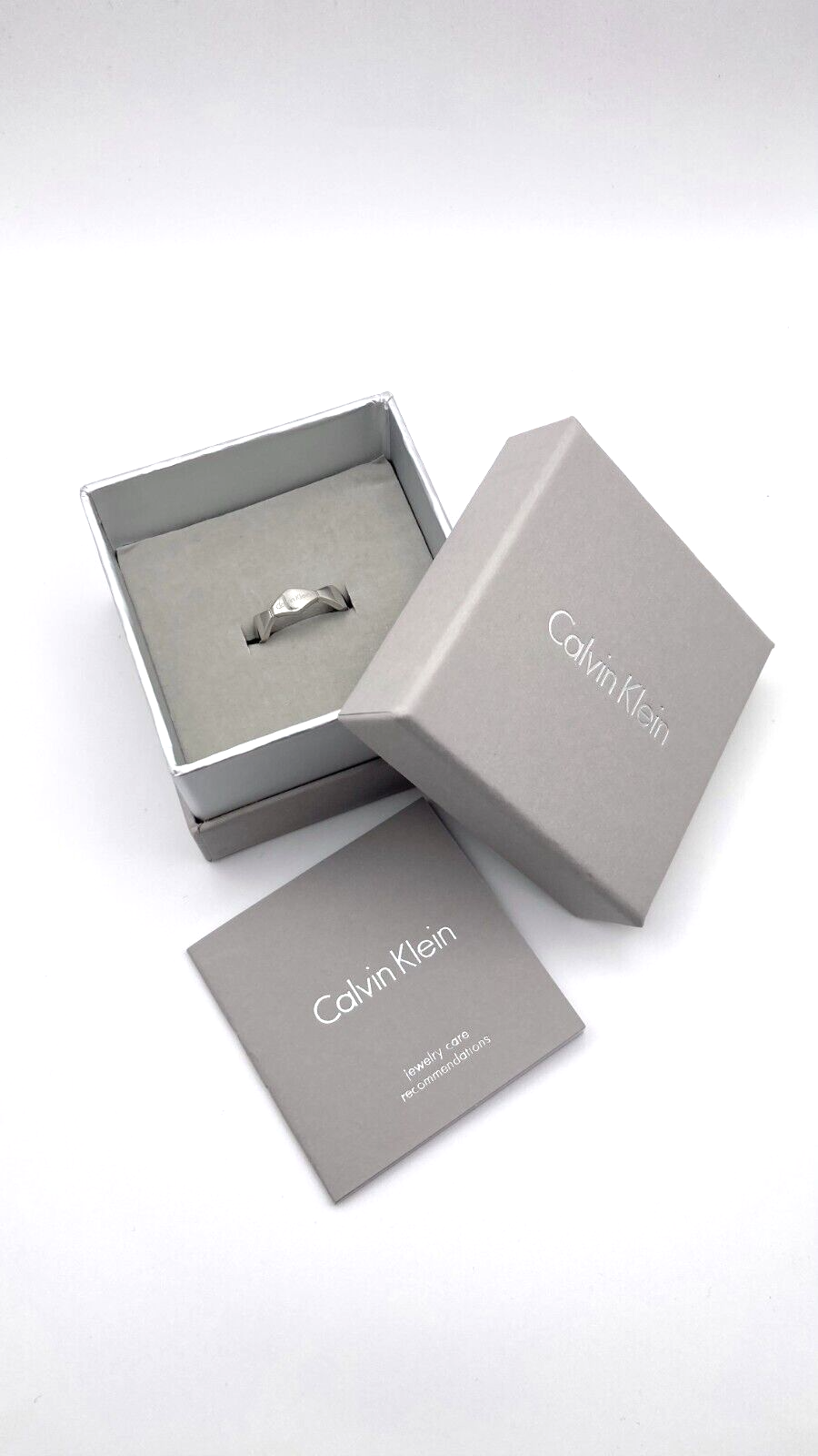 CALVIN KLEIN SNAKE RING STAINLESS STEEL KJ5DMR000106 - SIZE 51