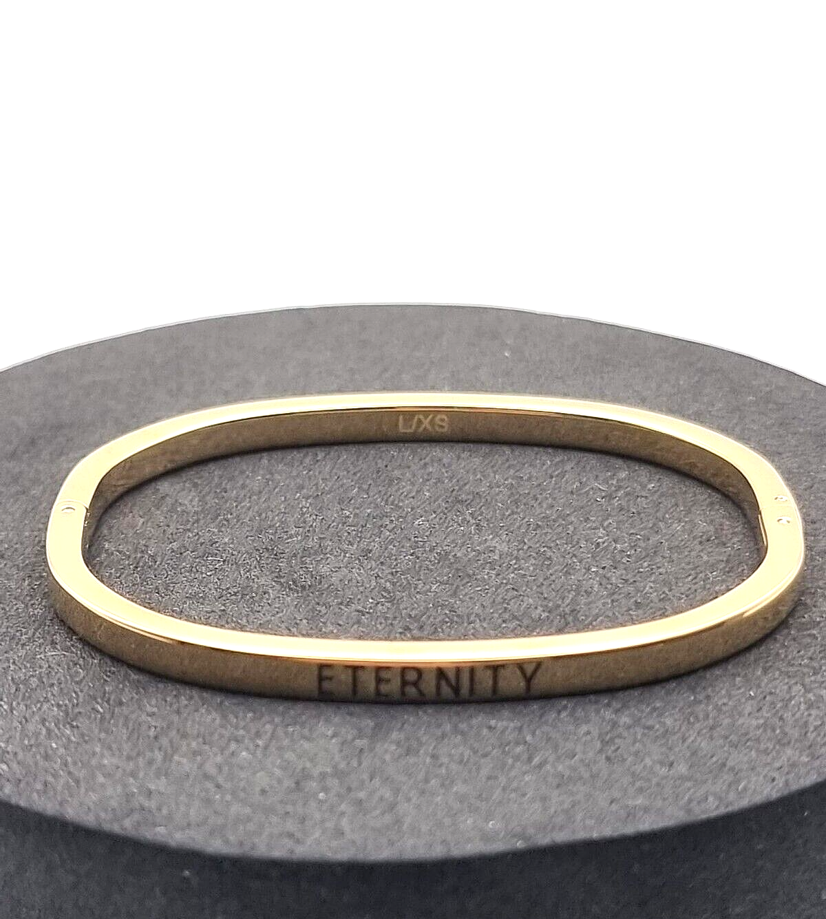 New CALVIN KLEIN ARMREIF HOOK "ETERNITY" GELBGOLD - XS