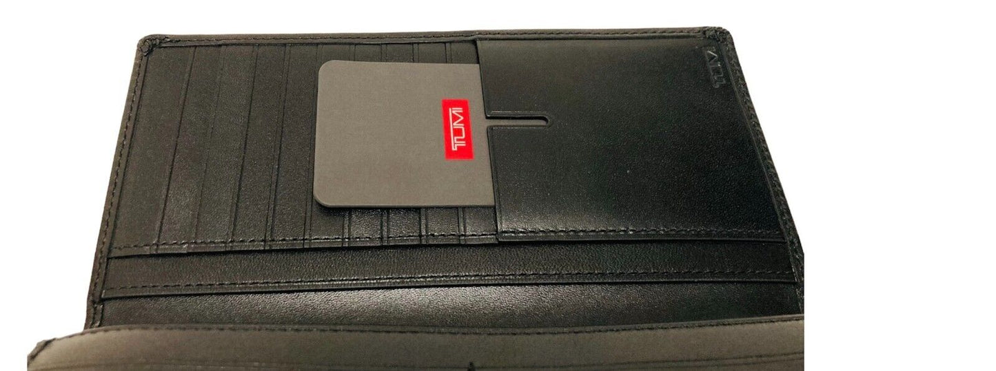 New TUMI BREAST POCKET WALLET - BLACK