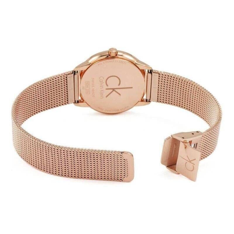 New Swiss Made CALVIN KLEIN Unisex Minimal - Rose GoldWatch