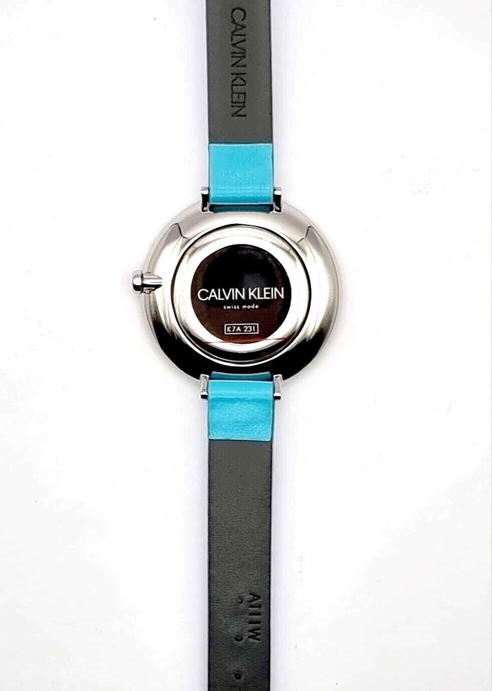 New Swiss Made CALVIN KLEIN Rise Ladies Turquoise Quartz Watch