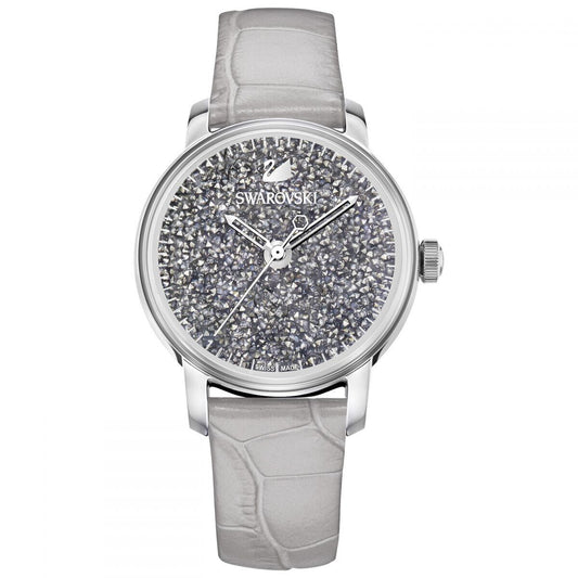 New SWAROVSKI WATCH LD CRYSTALLINE HOURS - TAUPE